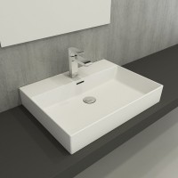 Раковина накладная Bocchi Milano 60 Раковина накладная Bocchi Milano 60