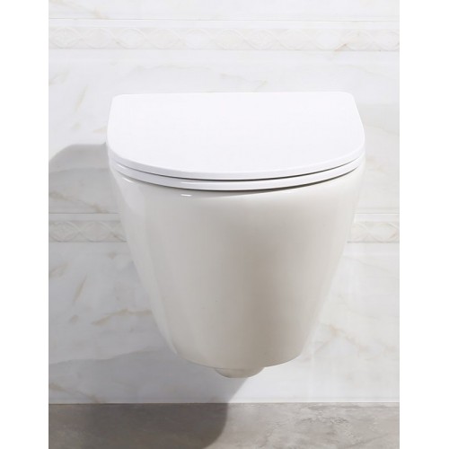 Унитаз подвесной безободковый BelBagno ALPHA Унитаз подвесной безободковый BelBagno ALPHA