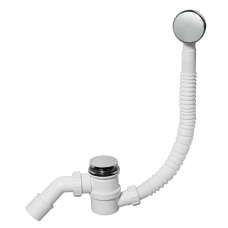  Сифон для ванны McAlpine HC2600CL, Click-clack, с верхней прочисткой